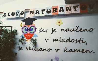 Slovo maturantov 2019